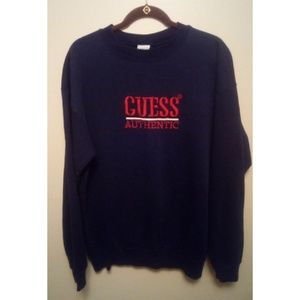 Guess authentic navy sweatshirt